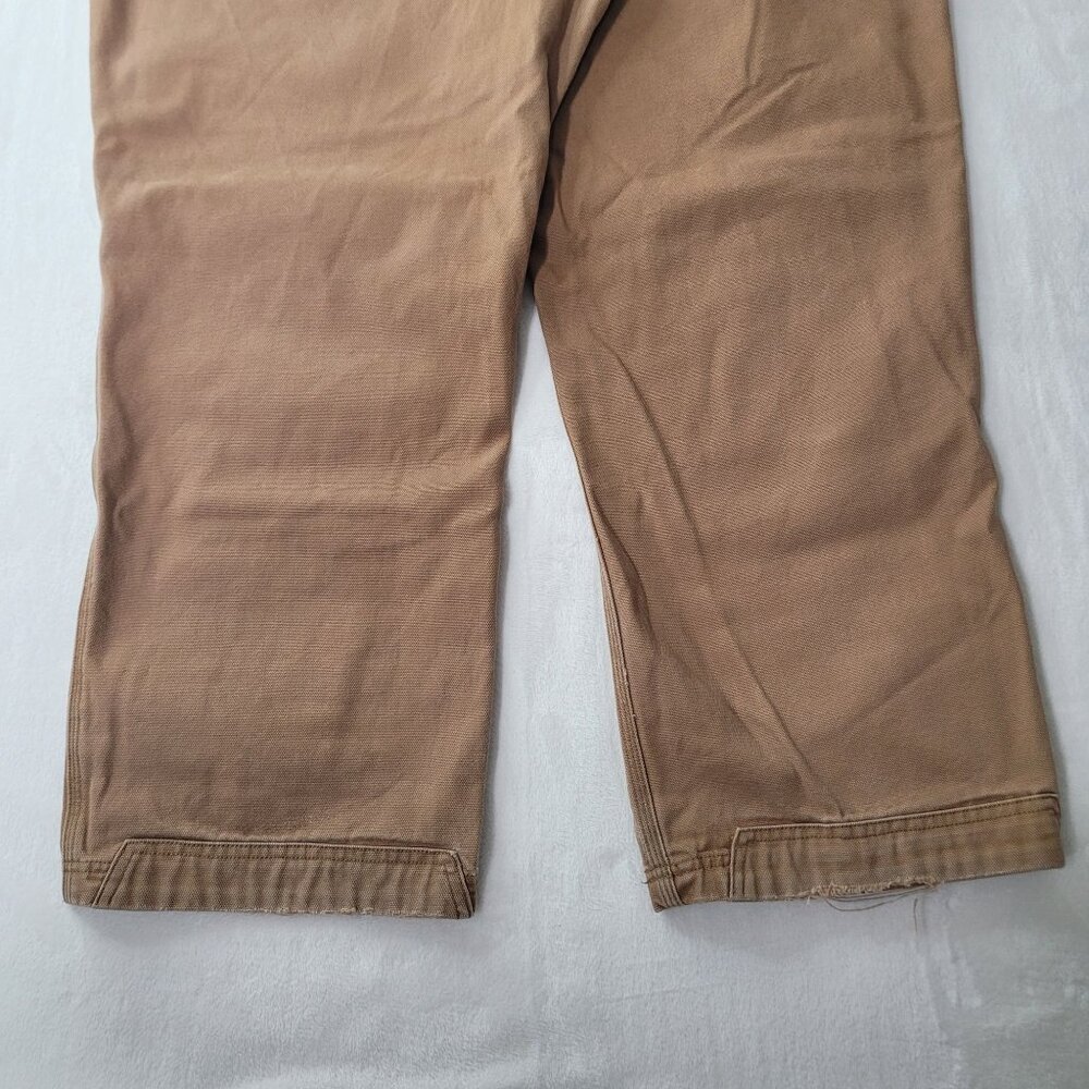 Duluth Trading Co Canvas Utility Double Knee Men's Brown Work Pants 44x30 - Picture 15 of 15